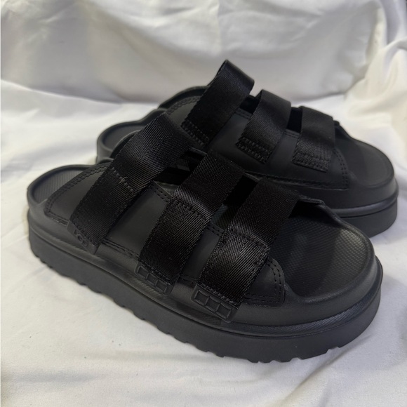 UGG Golden-glow Platform Slide Sandal (Women) Size 9 - Picture 3 of 7